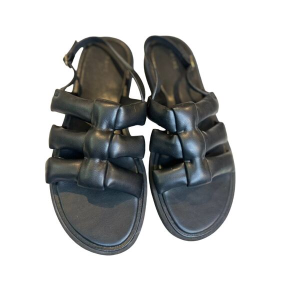 Frame Sandals Le Weston Black Vegan Leather - Picture 1 of 8